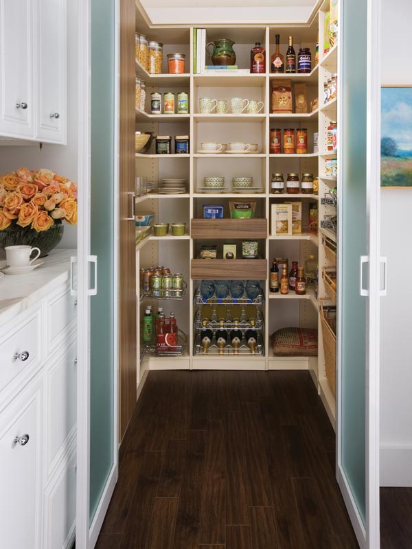 Kitchen Pantry Walk-In Closet Designs